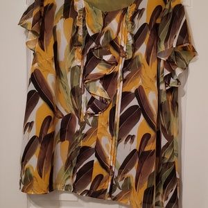 Plus Size Chiffon Blouse